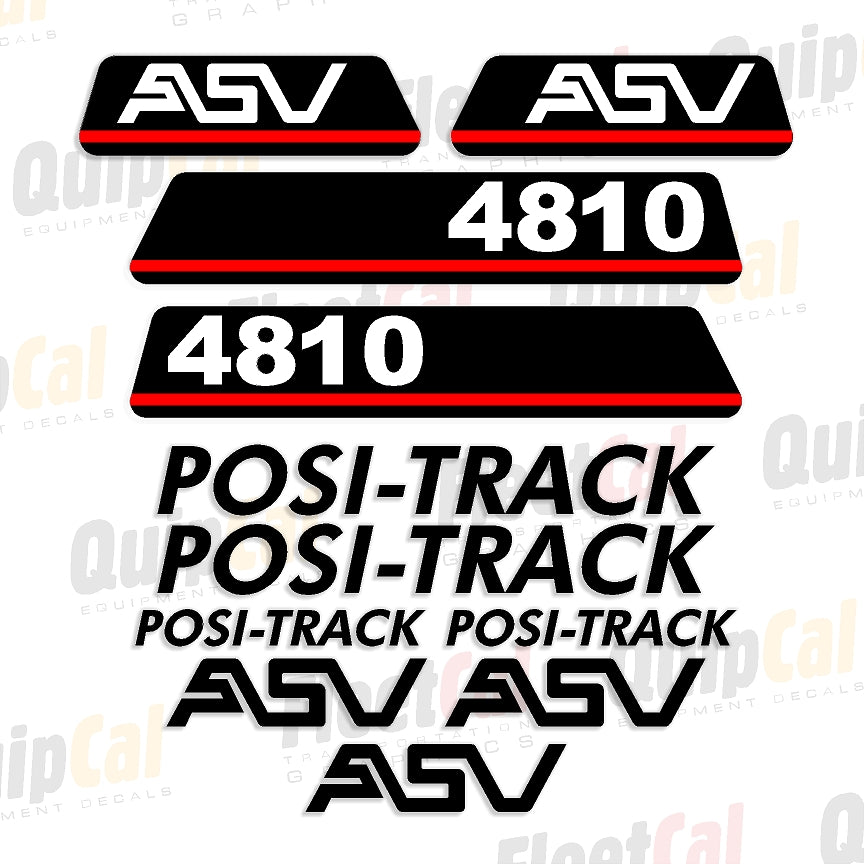 ASV Track Loader Decals