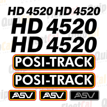 ASV Track Loader Decals