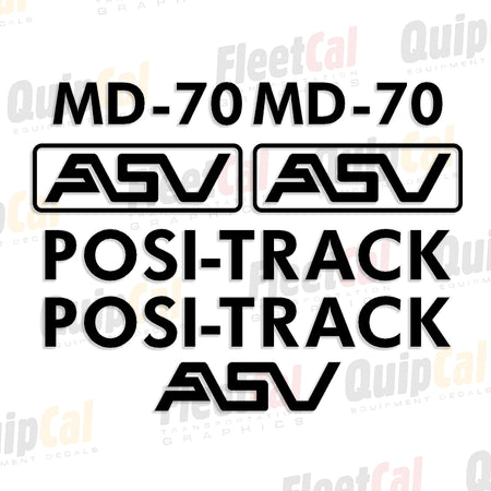 ASV Track Loader Decals