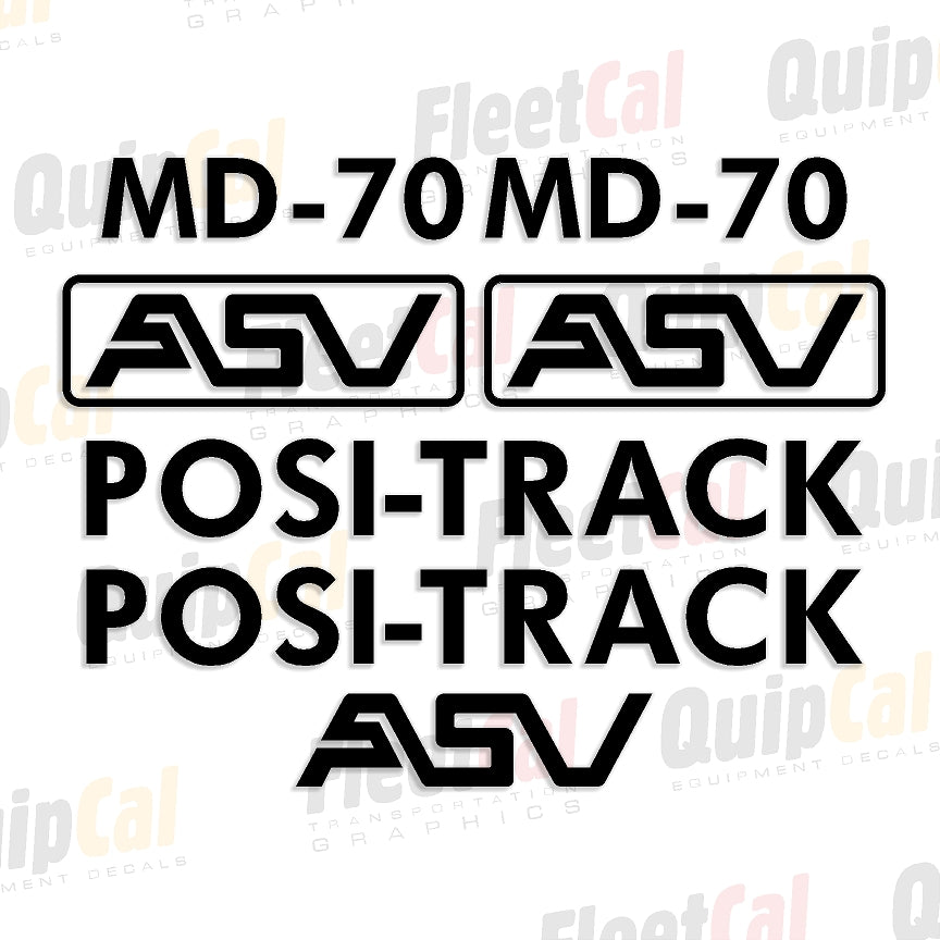 ASV Track Loader Decals