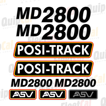 ASV Track Loader Decals