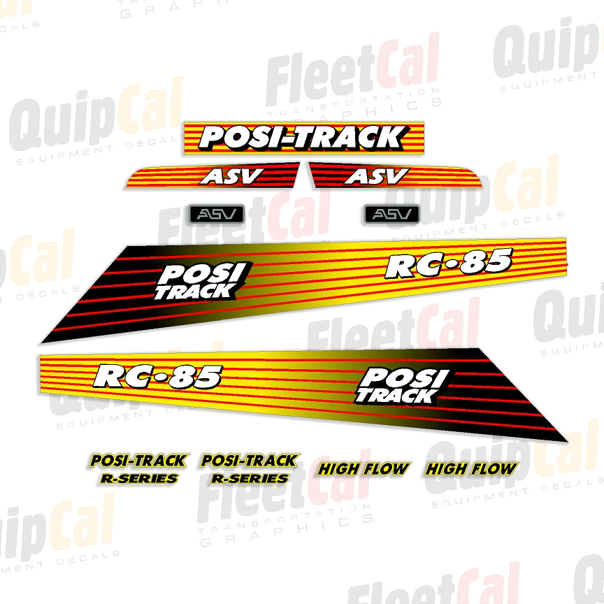 ASV Track Loader Decals