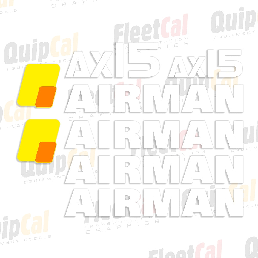 Decal Set for Airman Mini Excavator