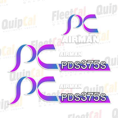 Decal Set for Airman Portable Air Compressor