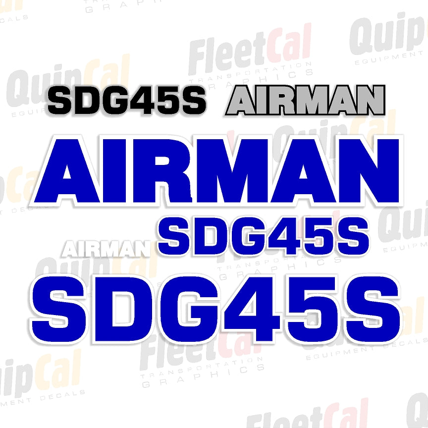 Decal Set for Airman Portable Generator