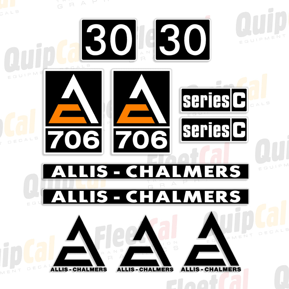 Allis Chalmers Forklift Decals