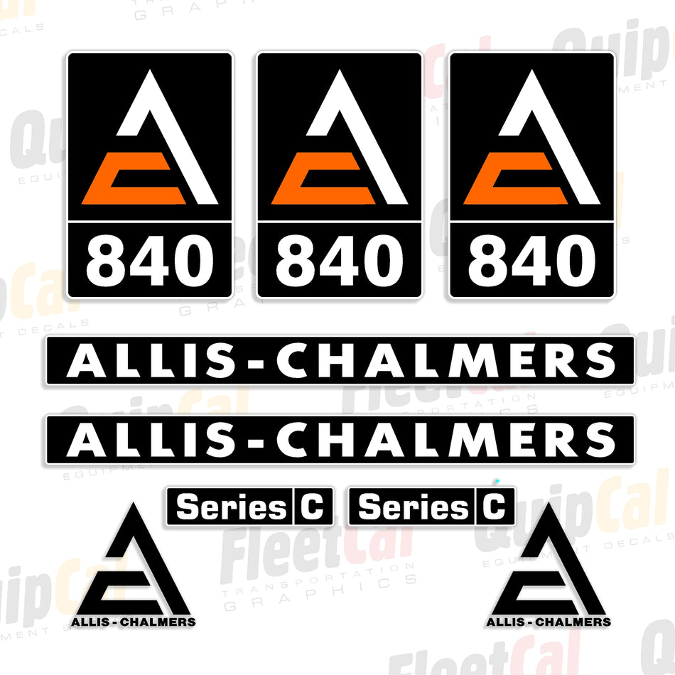 Allis Chalmers Wheel Loader Decals