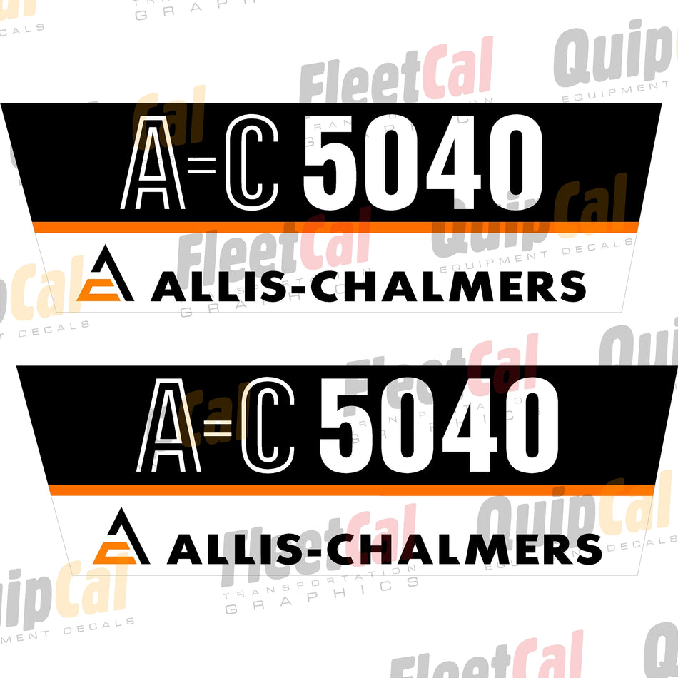 Allis-Chalmers AC5040 Marking Decal Set