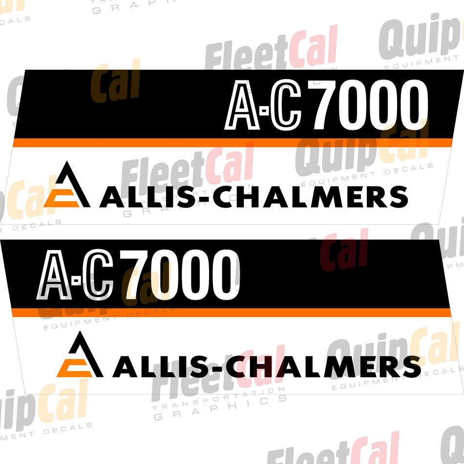 Allis-Chalmers AC7000 Marking Decal Set