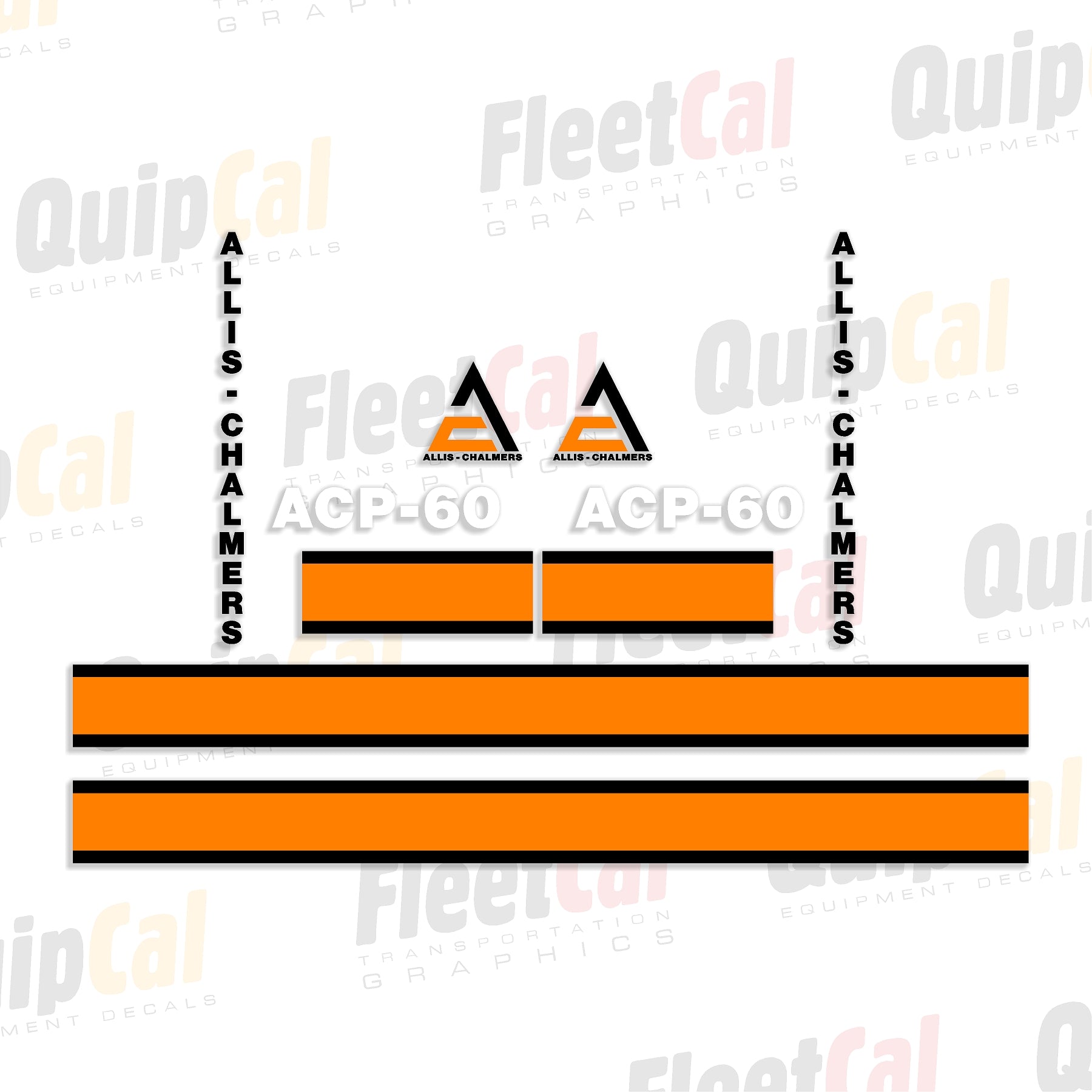 Allis Chalmers Forklift Decals