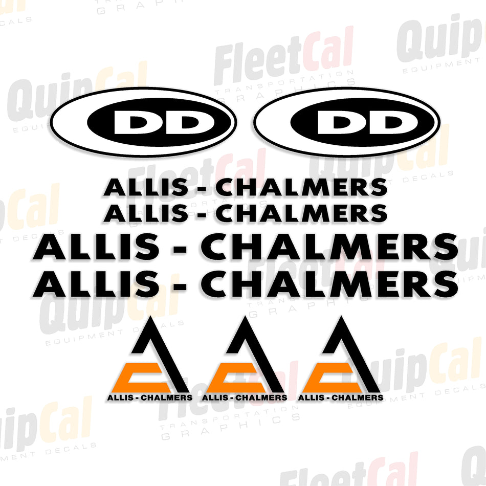 Allis Chalmers Grader Decals