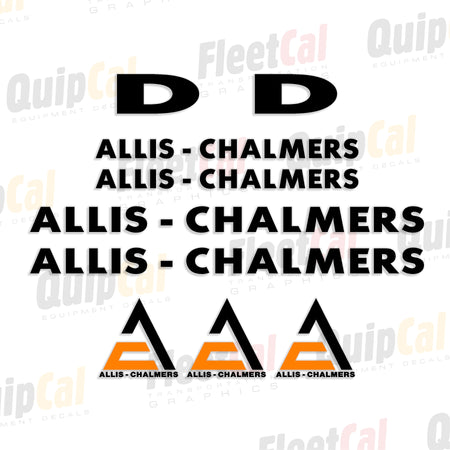 Allis Chalmers Grader Decals