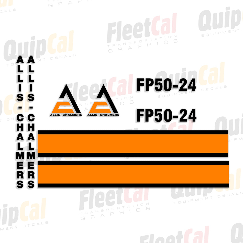 Allis Chalmers Forklift Decals