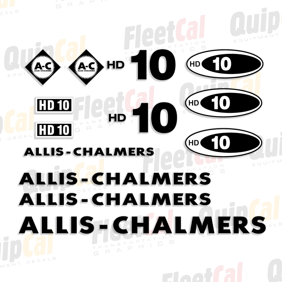 Allis Chalmers Dozer Decals