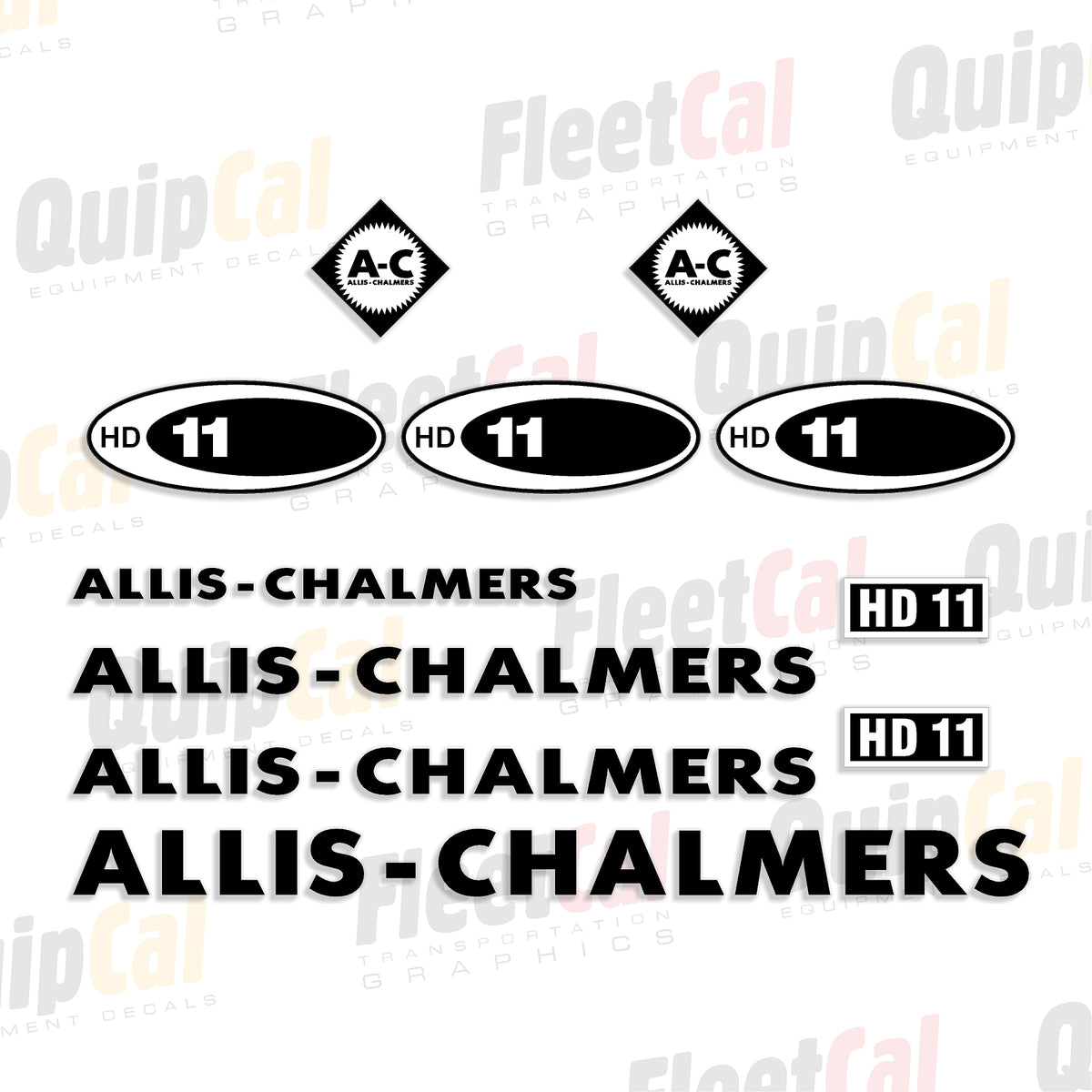 Allis Chalmers Dozer Decals