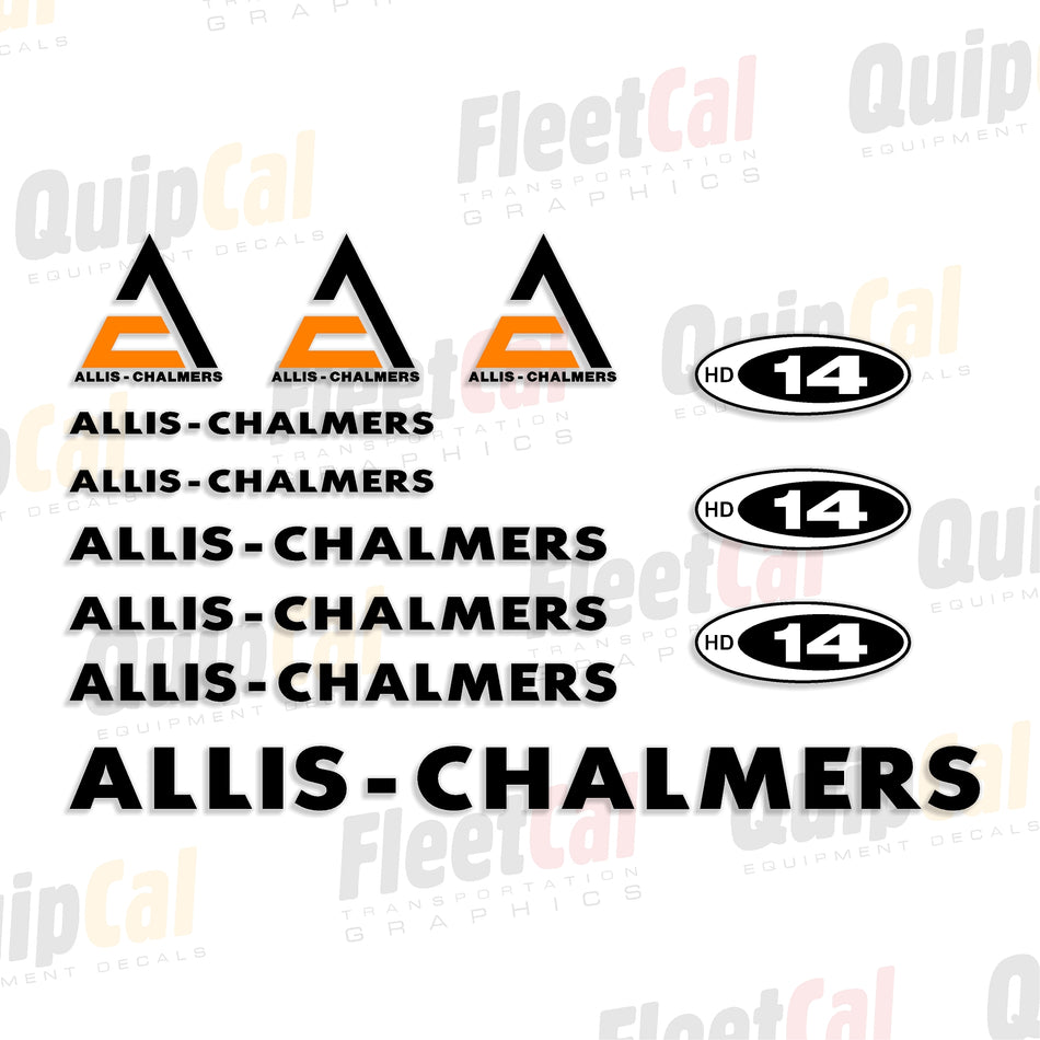 Allis Chalmers Dozer Decals