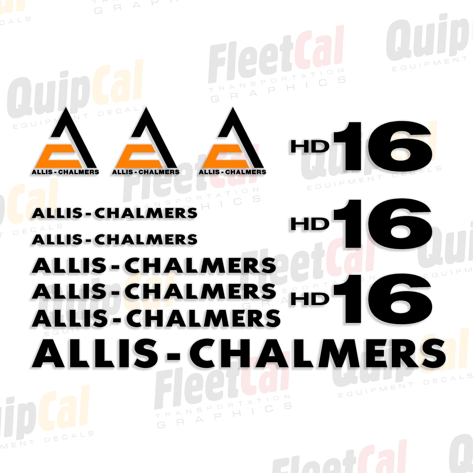 Allis Chalmers Dozer Decals