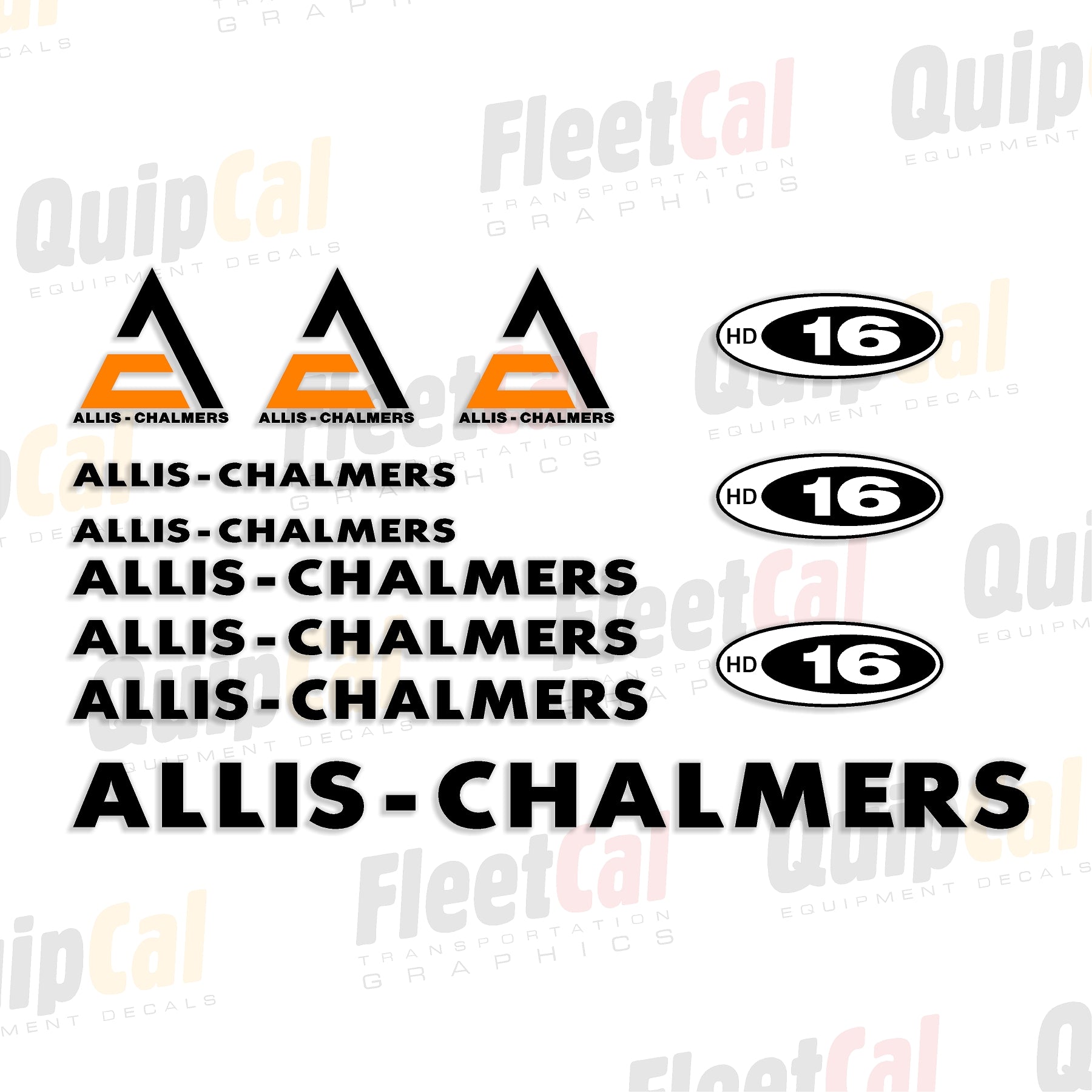 Allis Chalmers Dozer Decals