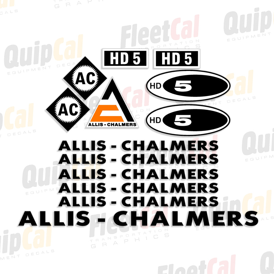 Allis Chalmers Dozer Decals