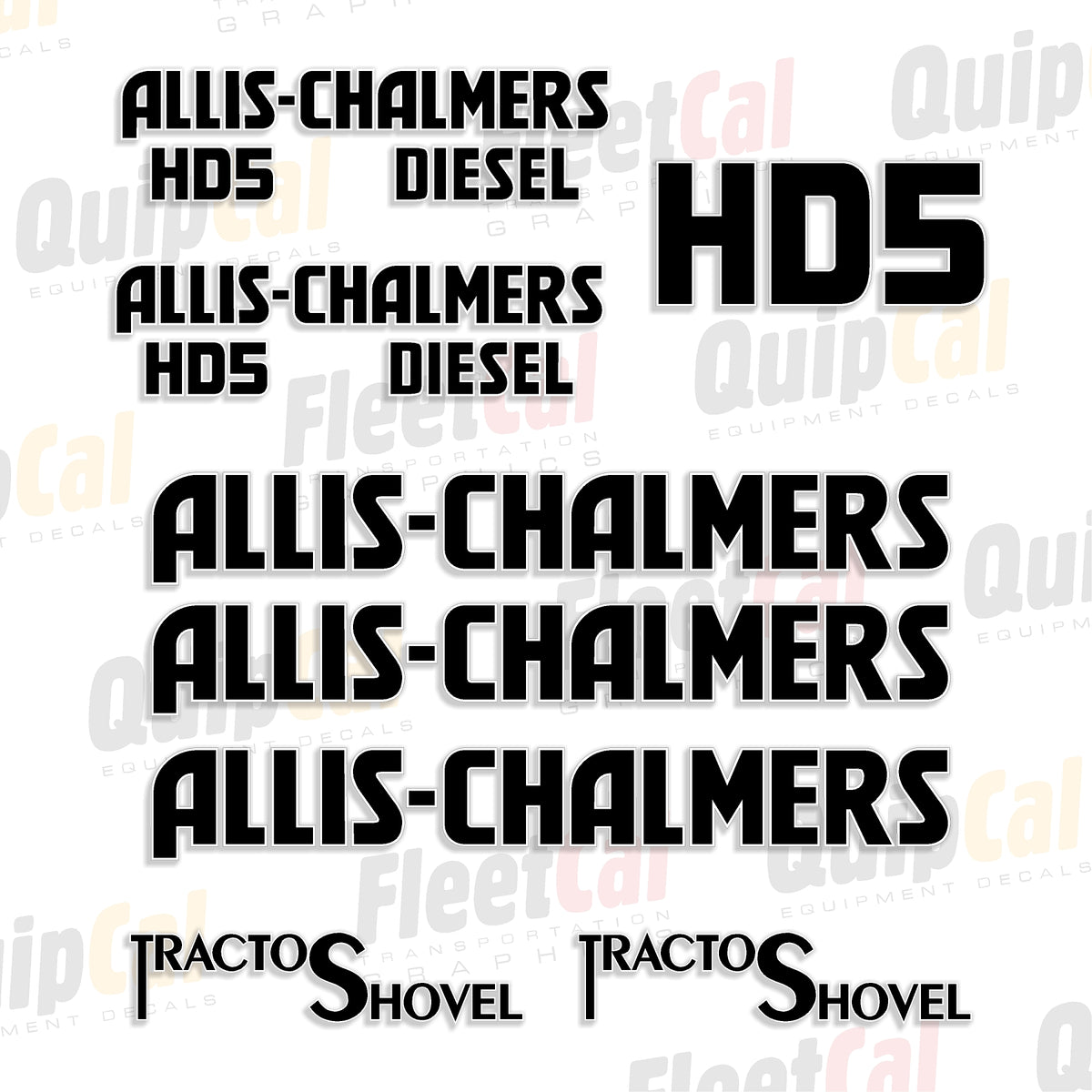 Allis Chalmers Dozer Decals