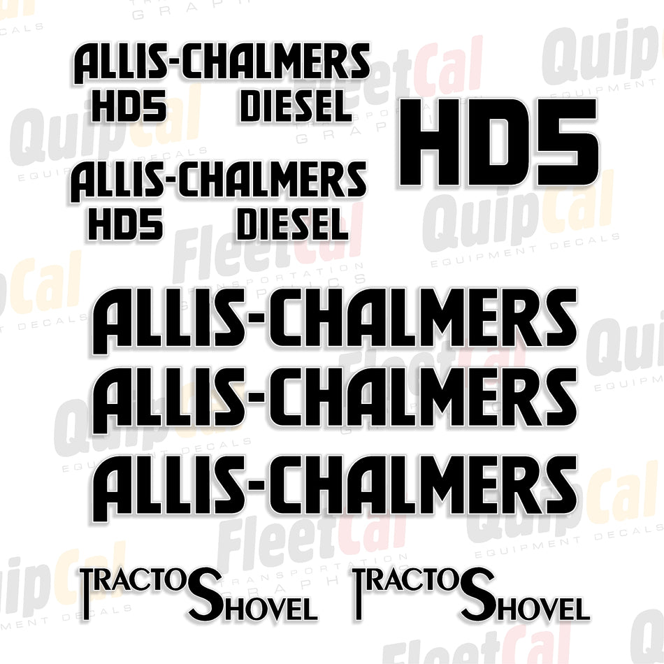 Allis Chalmers Dozer Decals