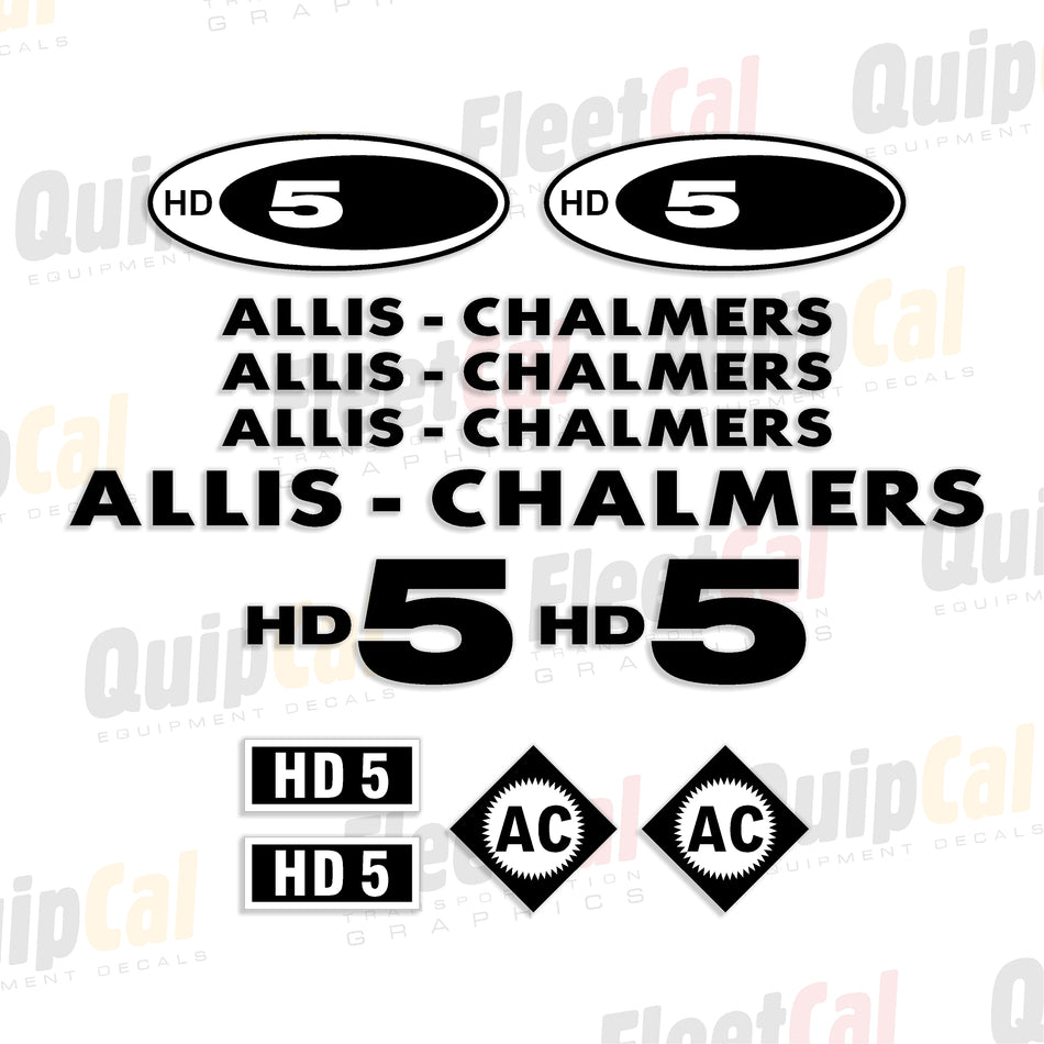 Allis Chalmers Dozer Decals