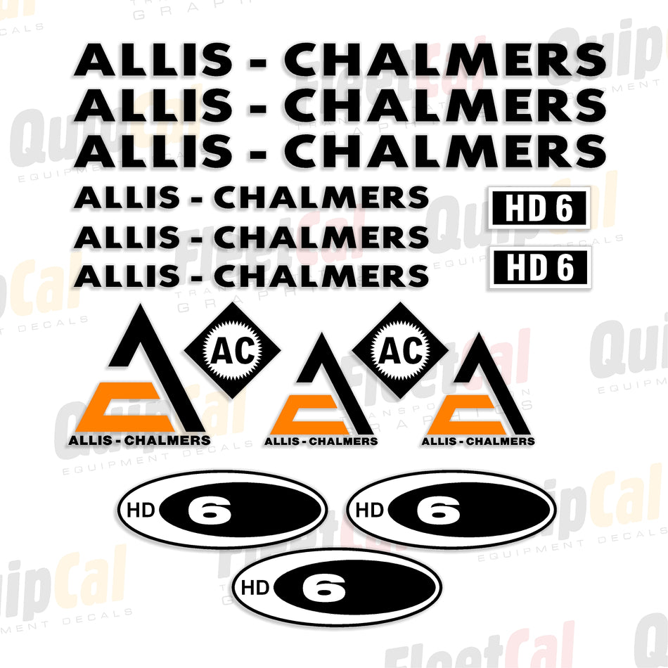 Allis Chalmers Dozer Decals