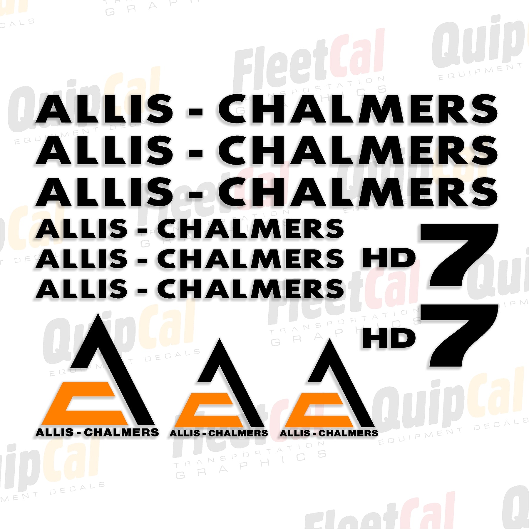 Allis Chalmers Dozer Decals
