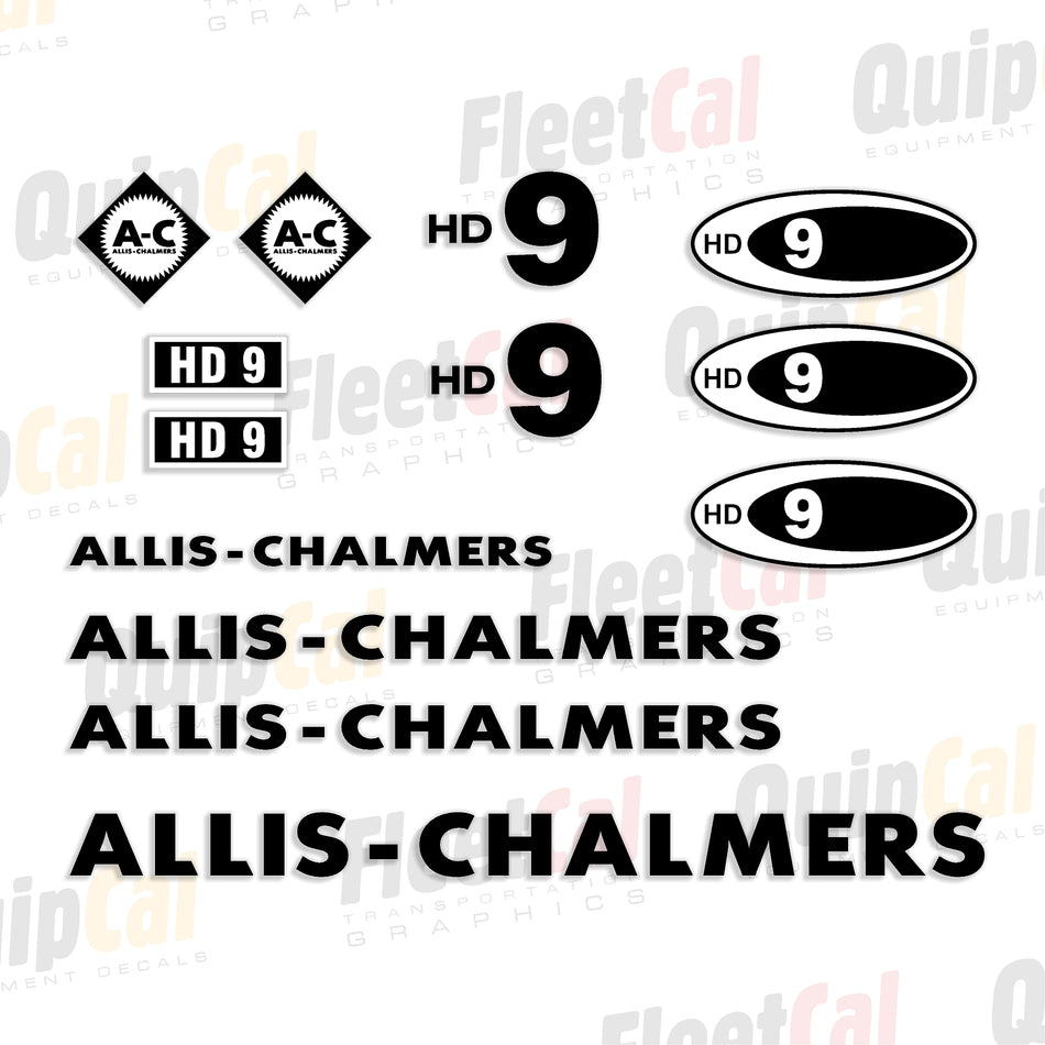 Allis Chalmers Dozer Decals