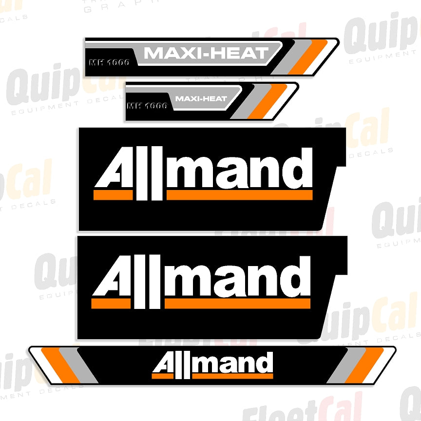 Allmand Portable Heater Decals