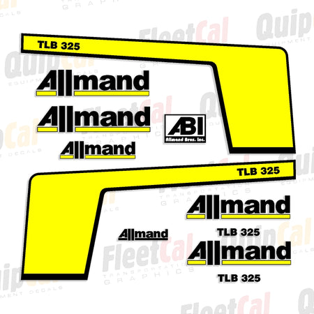 Allmand Backhoe Decals