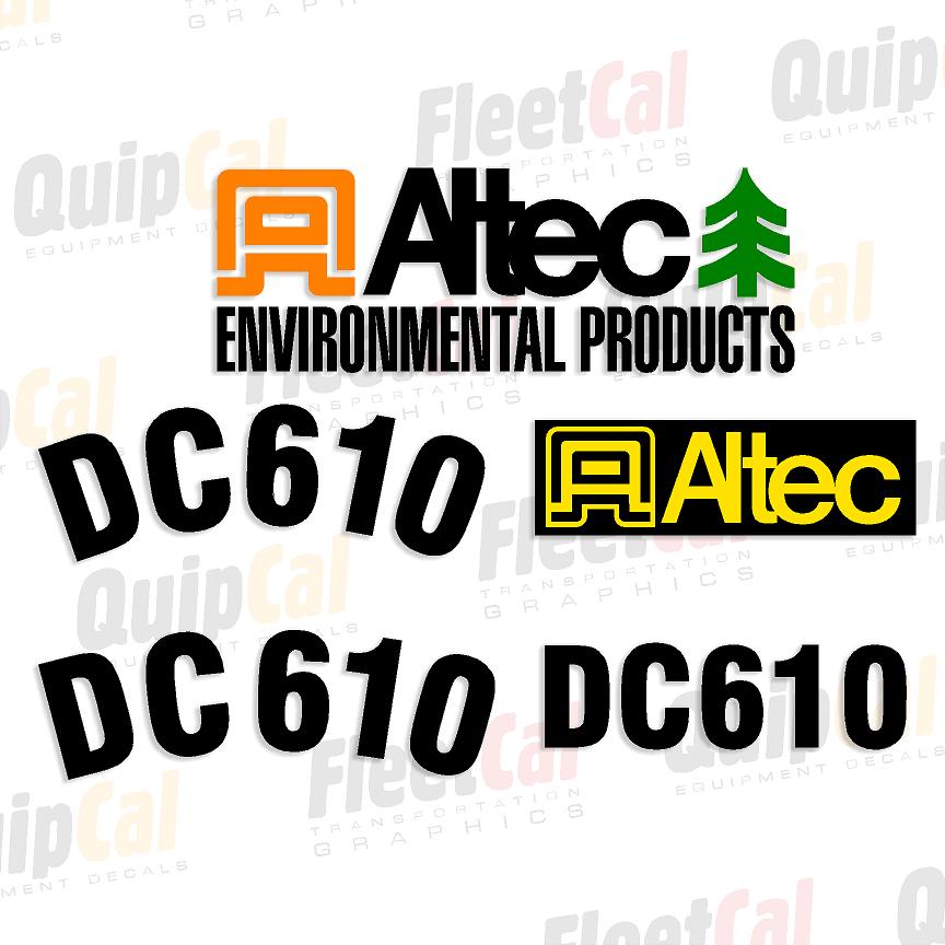 Altec DC610 Marking Decal Set