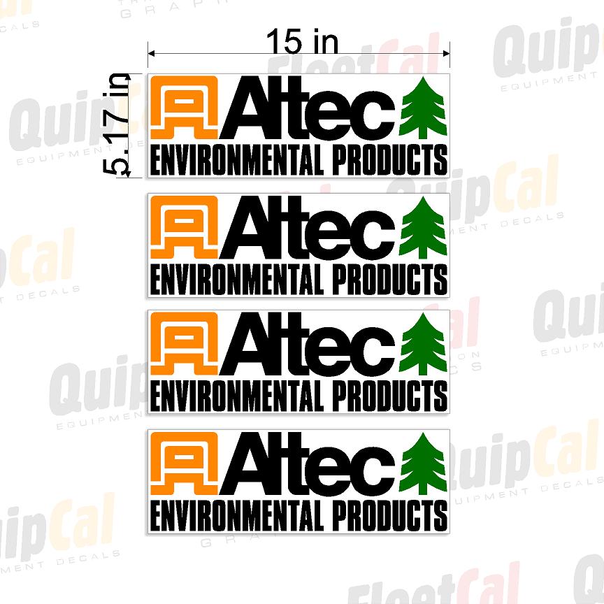 Altec Environmental Products Logos (QTY 4)