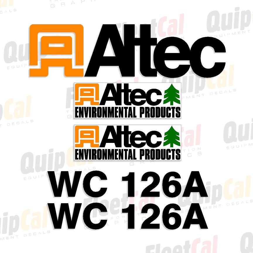 Altec WC126A Marking Decal Set