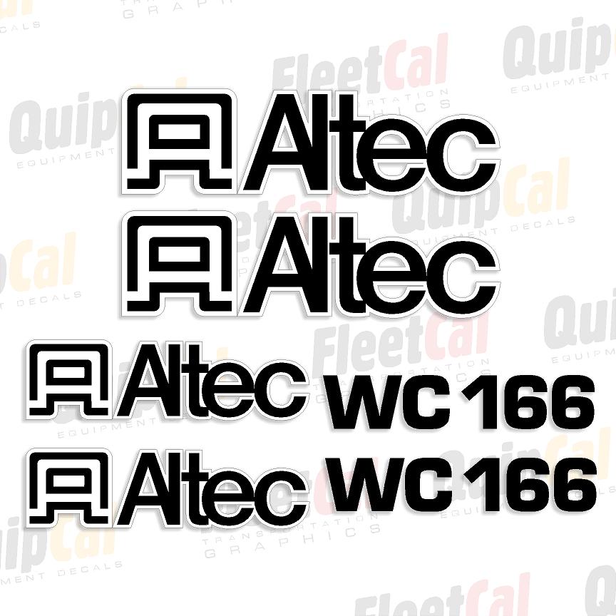 Altec WC166 Marking Decal Set