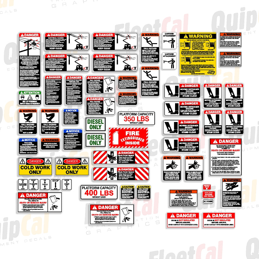 Altec Bucket Truck Decals