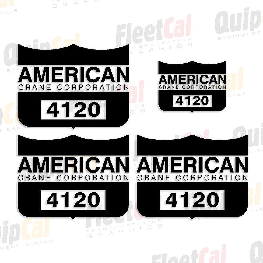 American Crane Decals