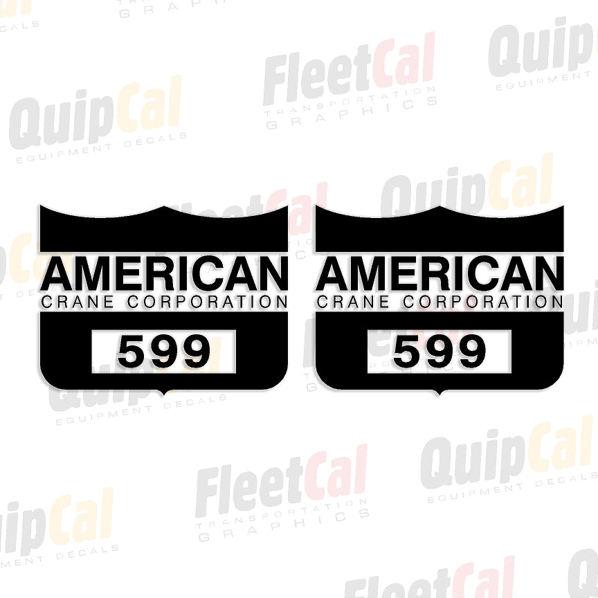 American Crane Decals