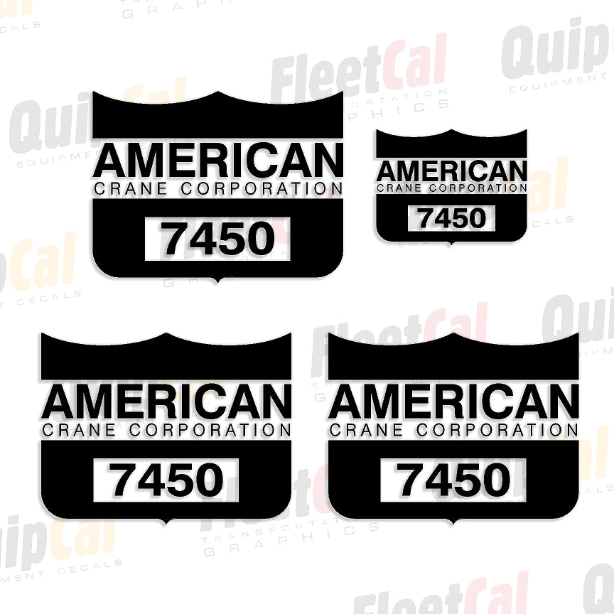 American Crane Decals