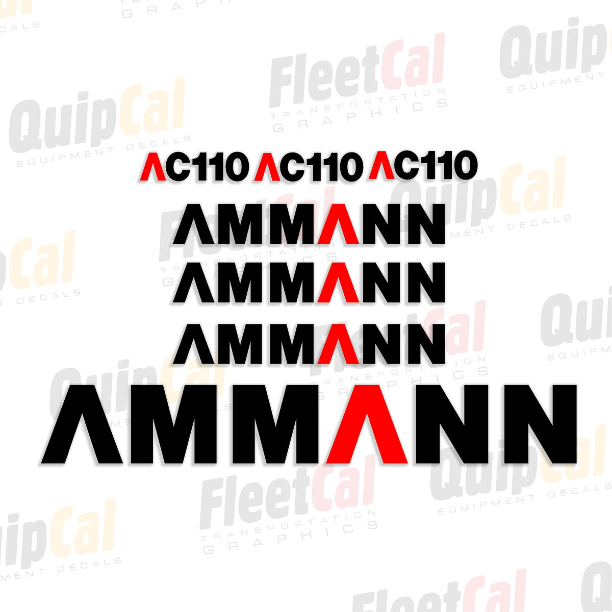 Ammann Roller Decals