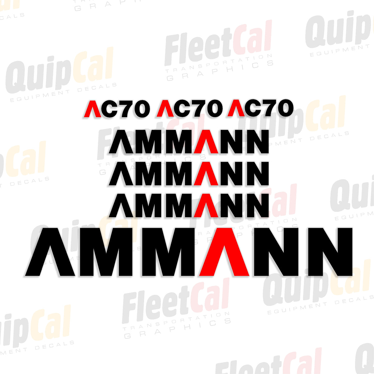 Ammann Roller Decals