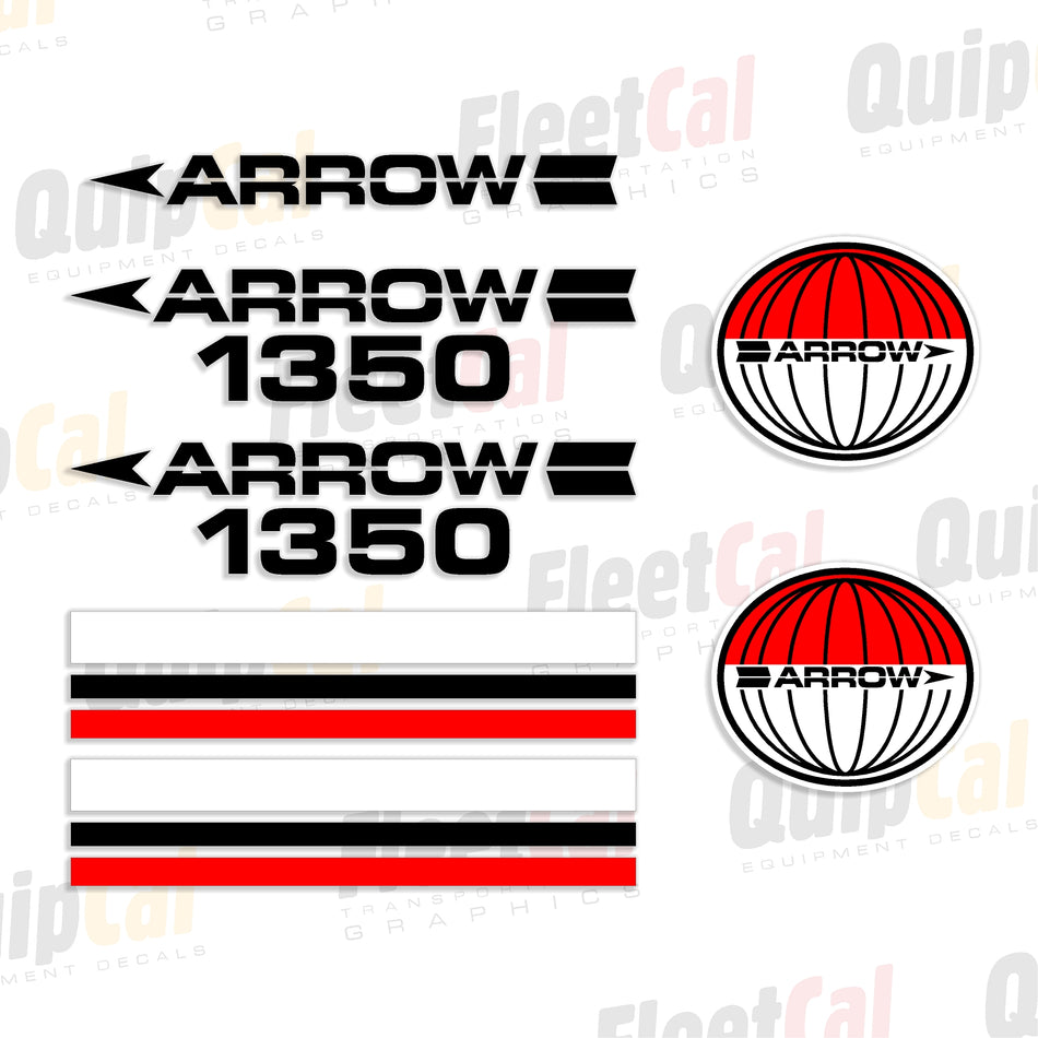 Arrow Drop Hammer Decals