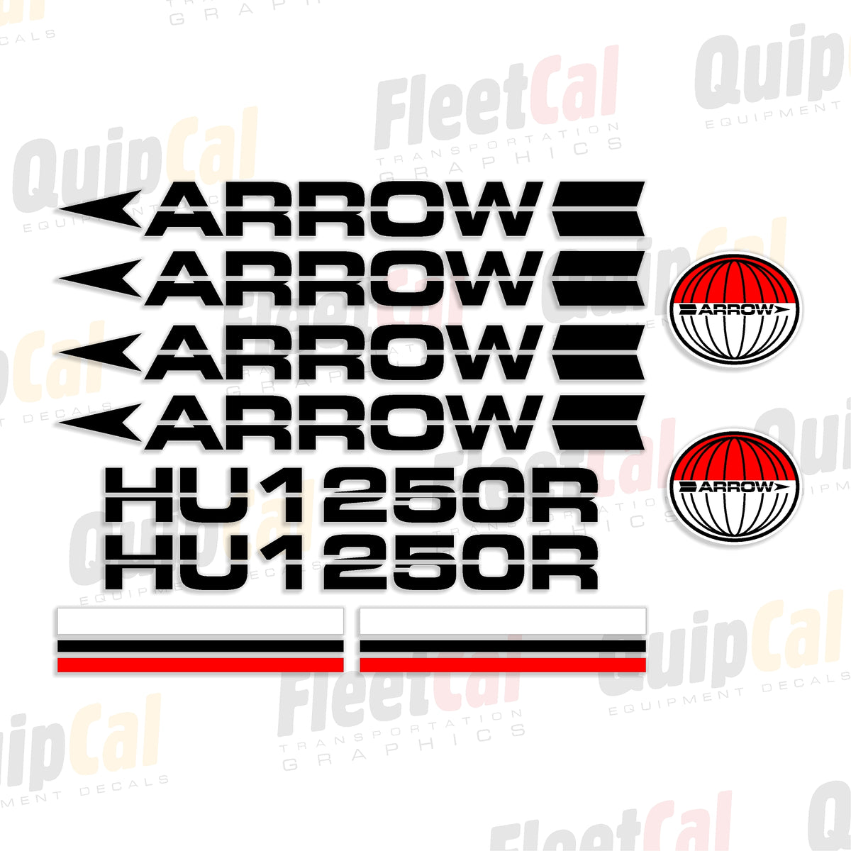 Arrow Drop Hammer Decals