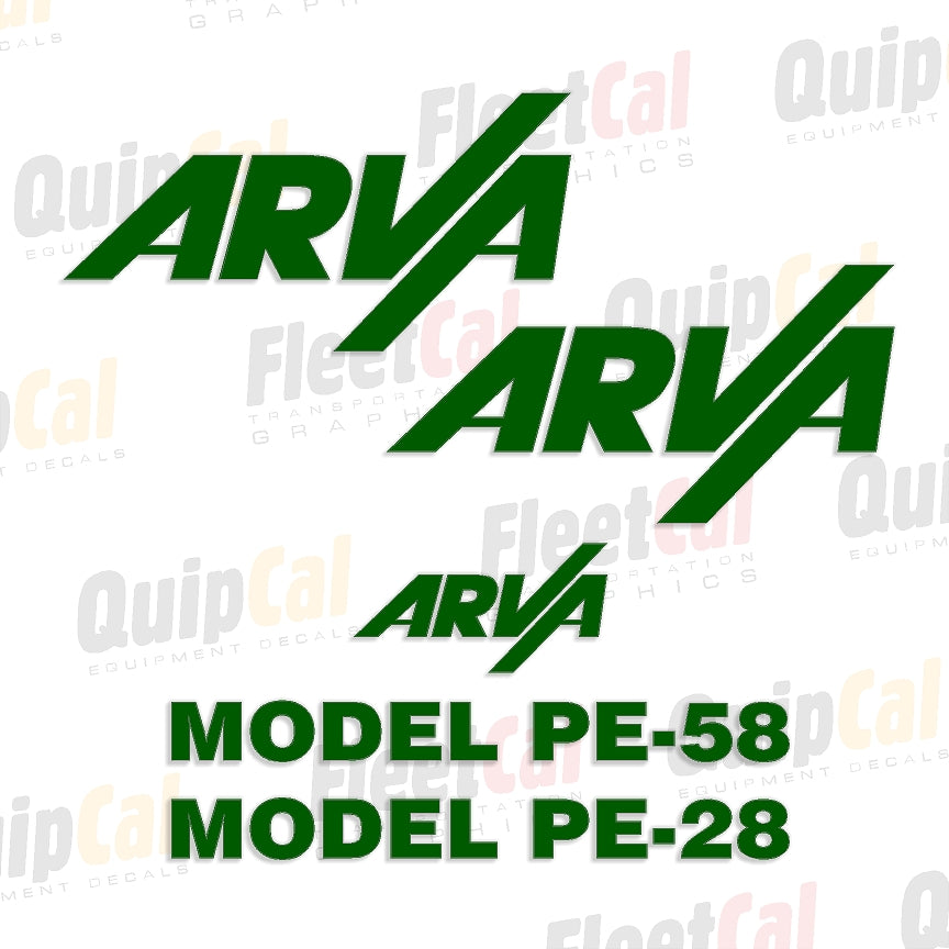 Arva Crane Decals