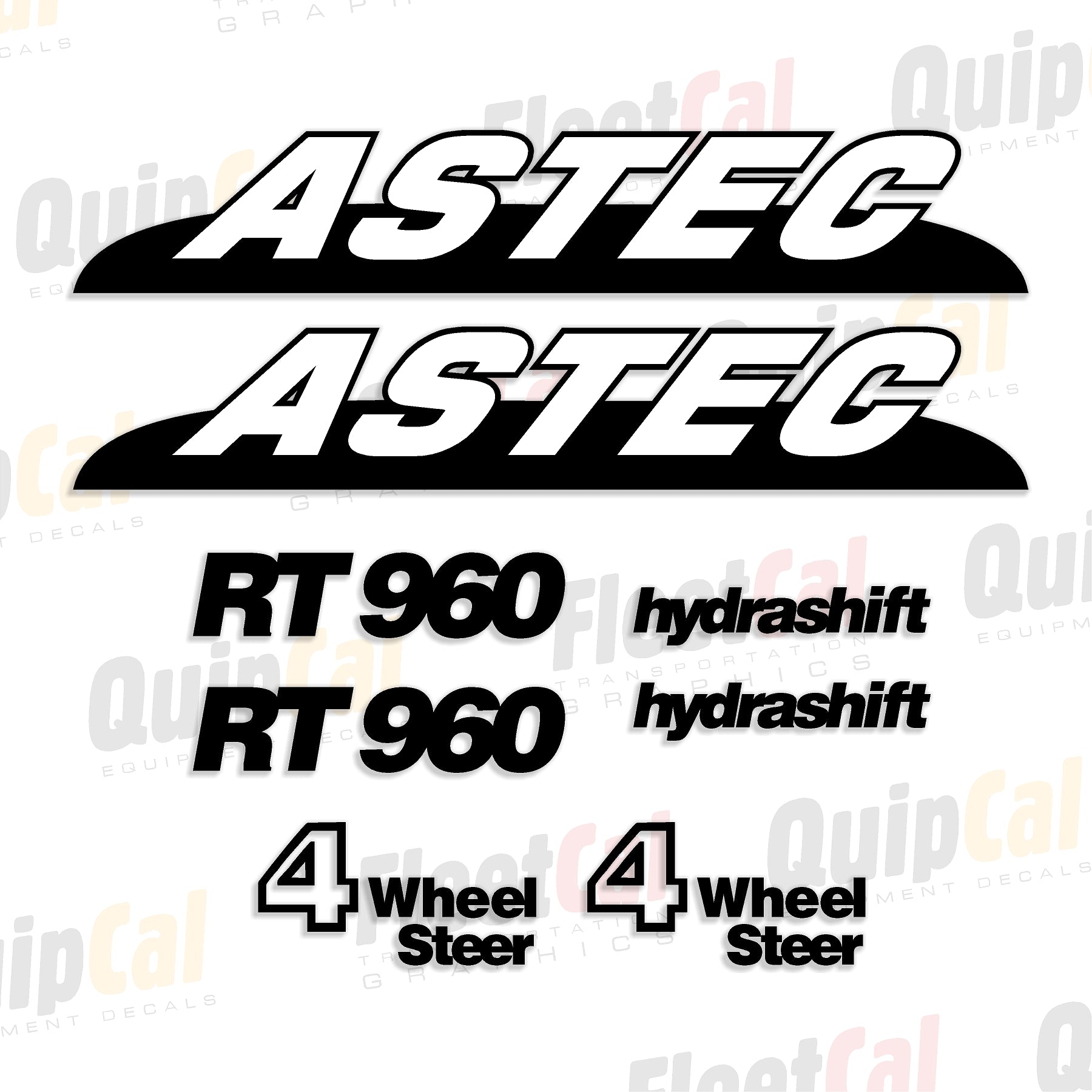 Astec Trencher Decals