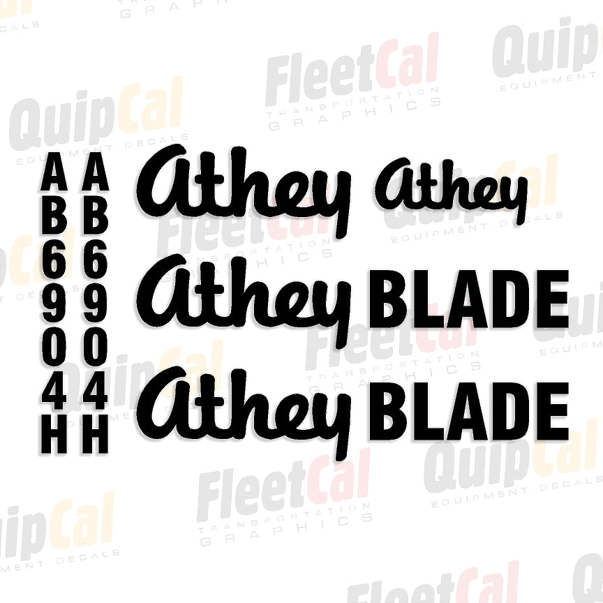 Athey Grader Decals