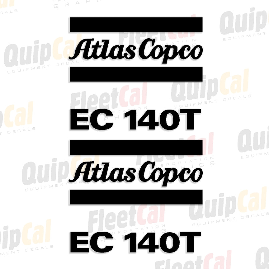 Atlas Copco Hydraulic Breaker Decals