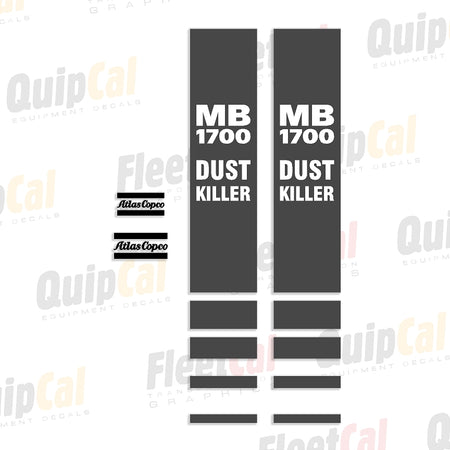 Atlas Copco Hydraulic Breaker Decals