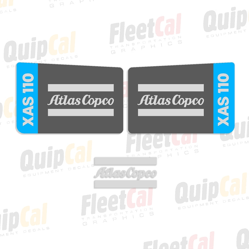 Atlas Copco Air Compressor Decals