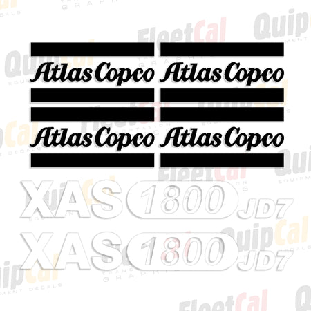 Atlas Copco Air Compressor Decals